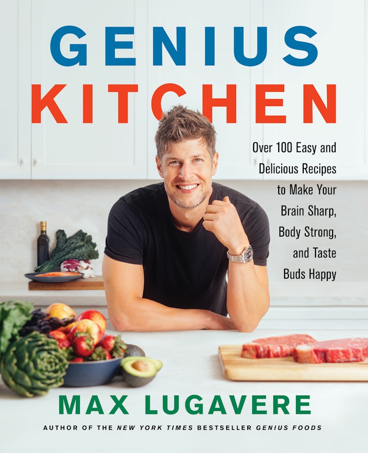 Cover image for Genius Kitchen: Over 100 Easy and Delicious Recipes to Make Your Brain Sharp, Body Strong, and Taste Buds Happy, isbn: 9780063022942