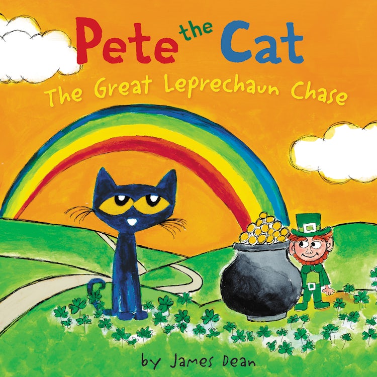 Cover image for Pete the Cat: The Great Leprechaun Chase, isbn: 9780063024618