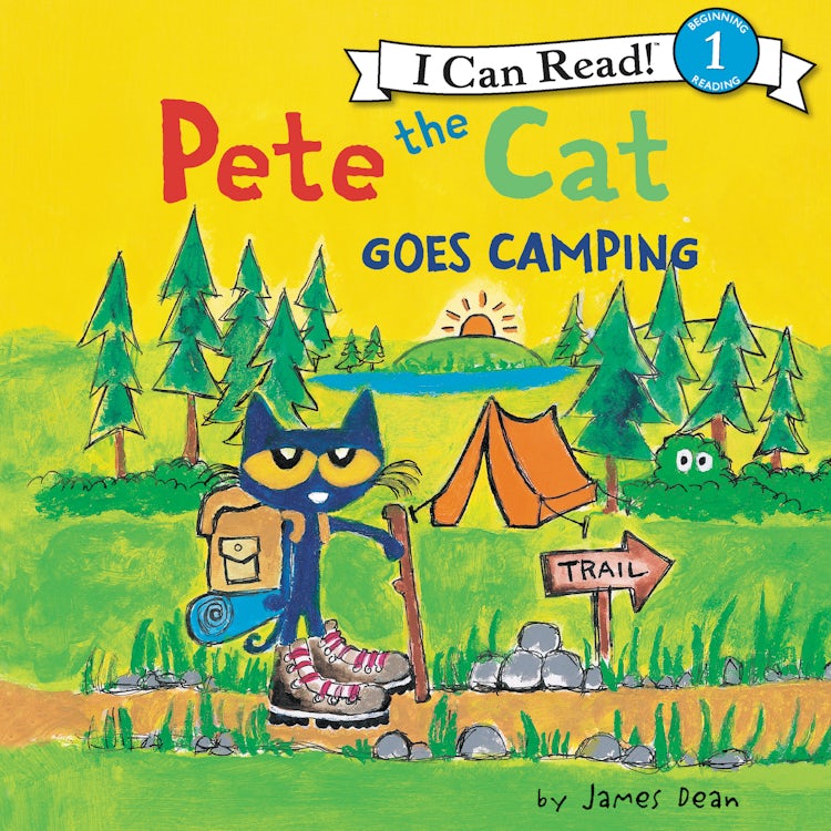 Cover image for Pete the Cat Goes Camping, isbn: 9780063024632
