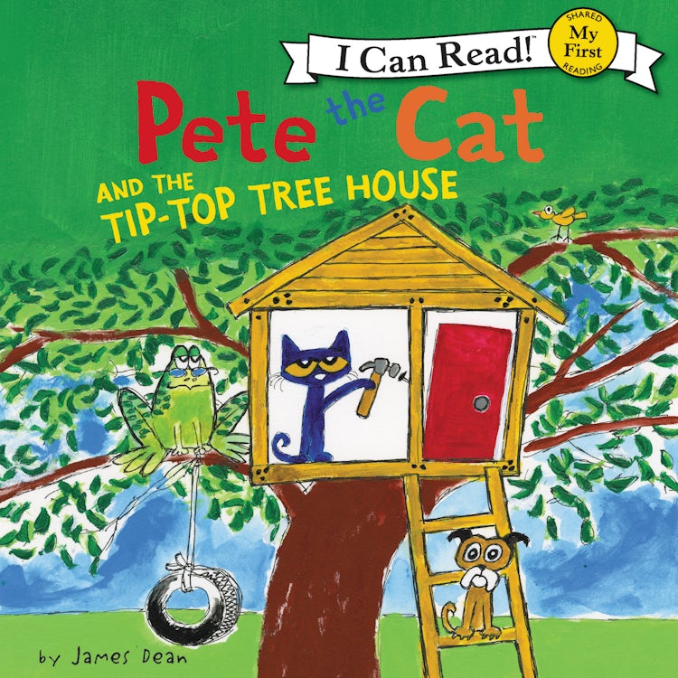 Cover image for Pete the Cat and the Tip-Top Tree House, isbn: 9780063026711