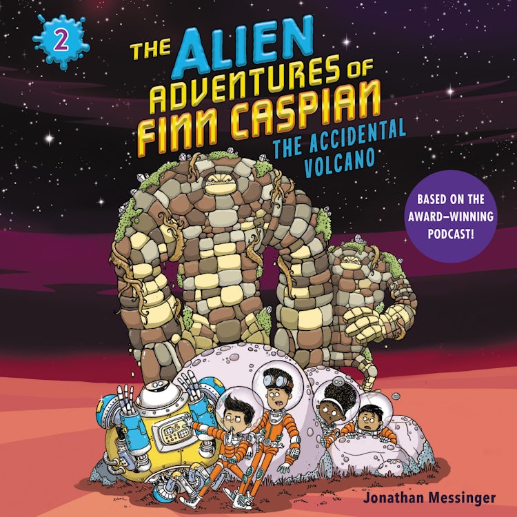 Cover image for The Alien Adventures of Finn Caspian #2: The Accidental Volcano, isbn: 9780063026902