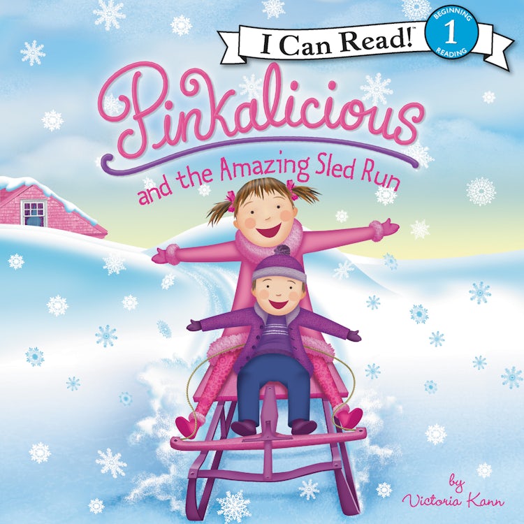 Cover image for Pinkalicious and the Amazing Sled Run, isbn: 9780063028371