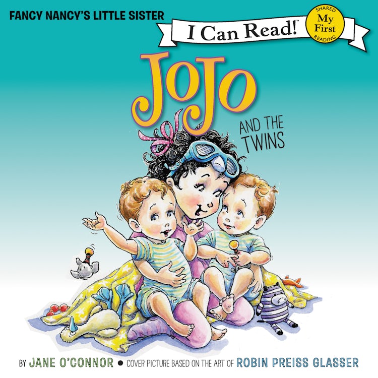 Cover image for Fancy Nancy: JoJo and the Twins, isbn: 9780063028395