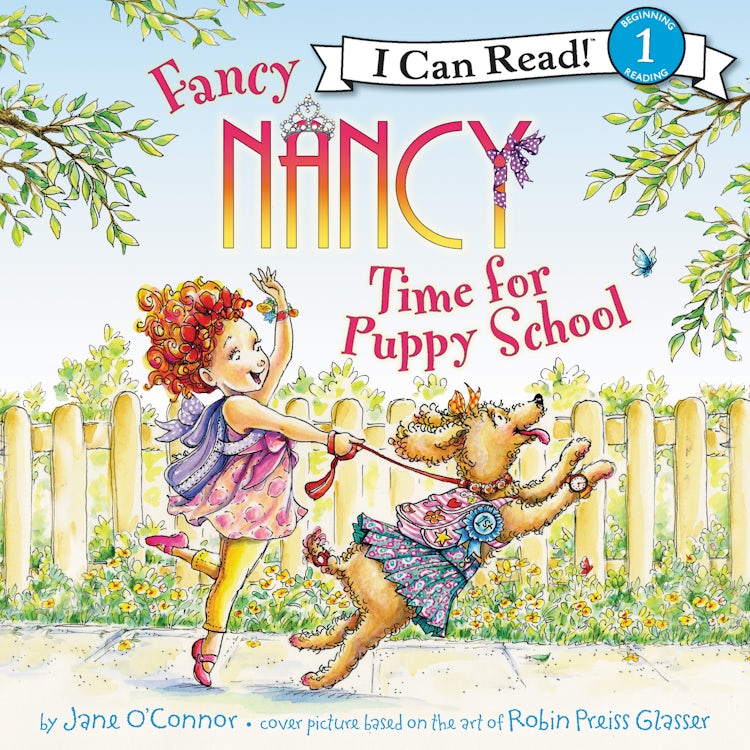 Cover image for Fancy Nancy: Time for Puppy School, isbn: 9780063028418