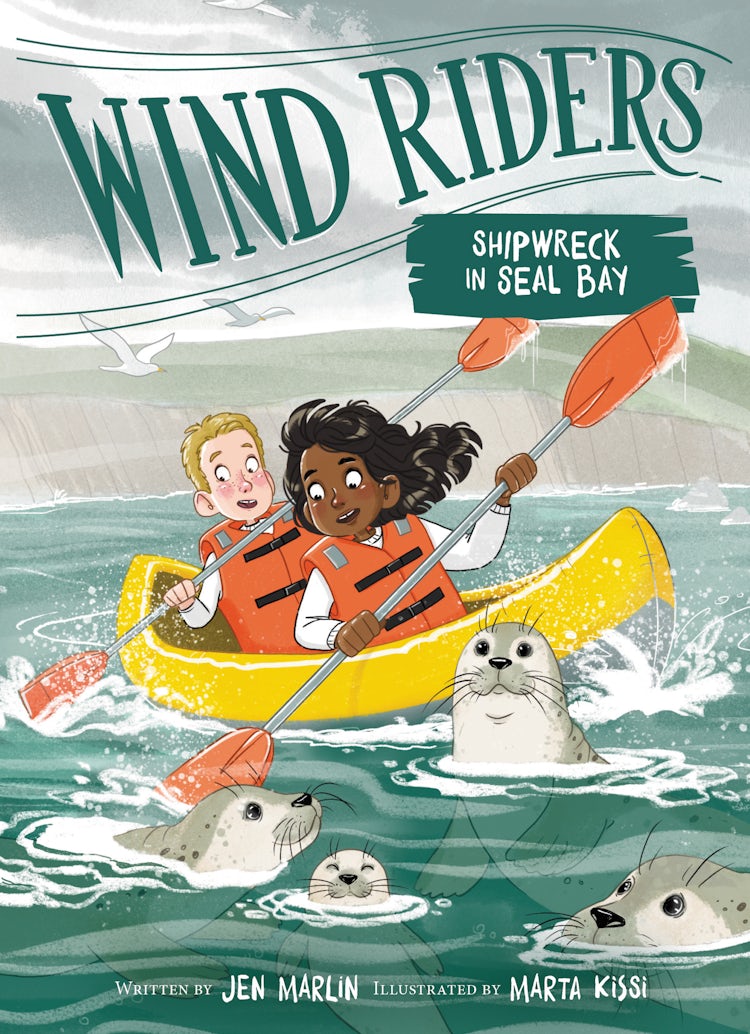 Cover image for Wind Riders #3: Shipwreck in Seal Bay, isbn: 9780063029347