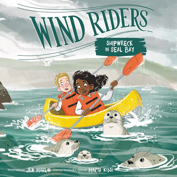 Cover image for Wind Riders #3: Shipwreck in Seal Bay, isbn: 9780063029378