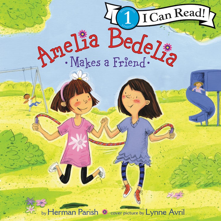 Cover image for Amelia Bedelia Makes a Friend, isbn: 9780063030503