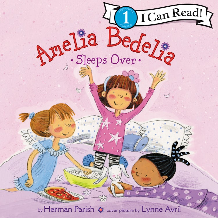 Cover image for Amelia Bedelia Sleeps Over, isbn: 9780063030534