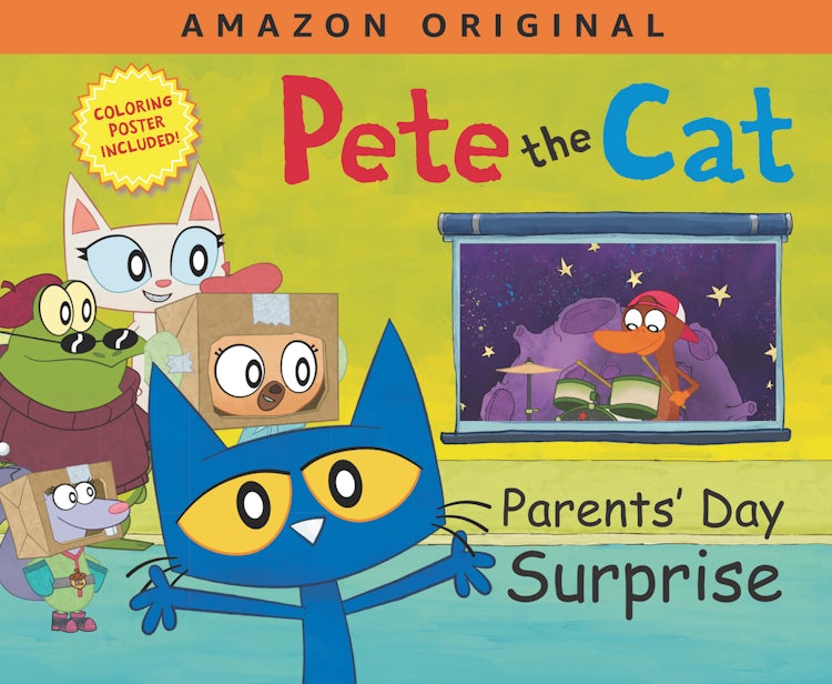 Cover image for Pete the Cat Parents' Day Surprise, isbn: 9780063036529