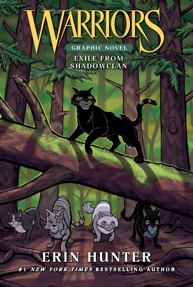 Cover image for Warriors: Exile from ShadowClan (Full-Color Adventure), isbn: 9780063043282