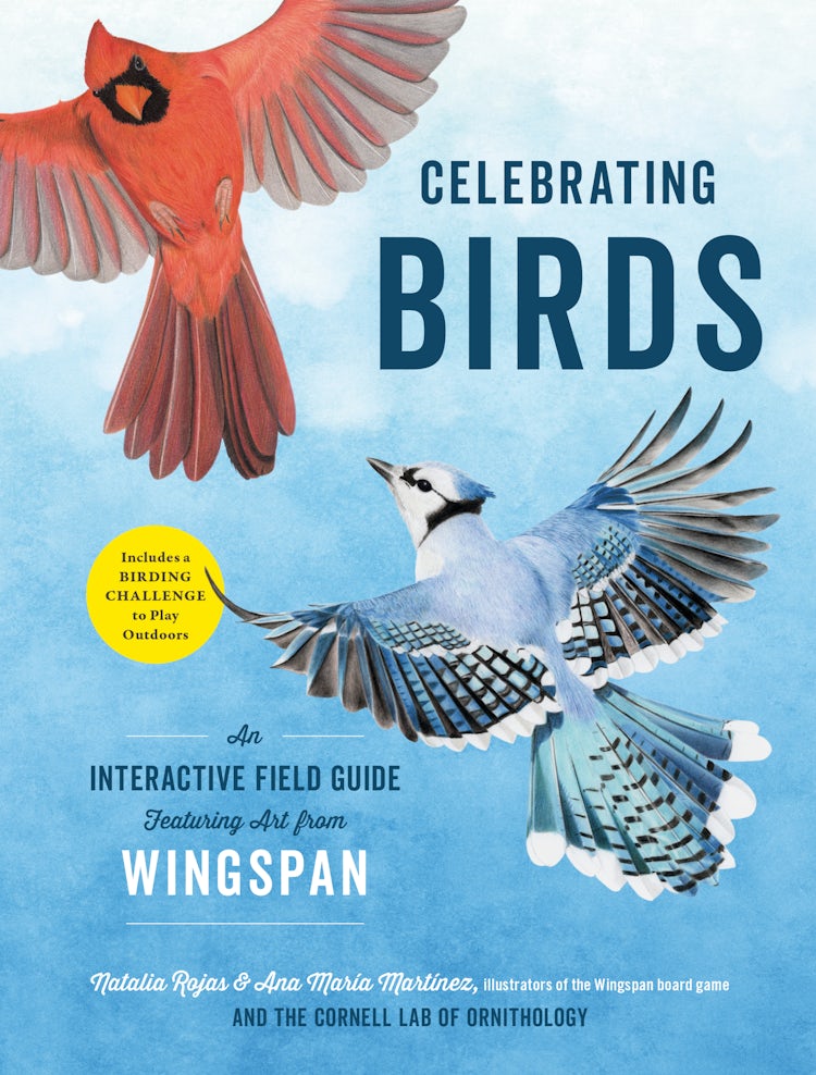 Cover image for Celebrating Birds: An Interactive Field Guide Featuring Art from Wingspan, isbn: 9780063045743