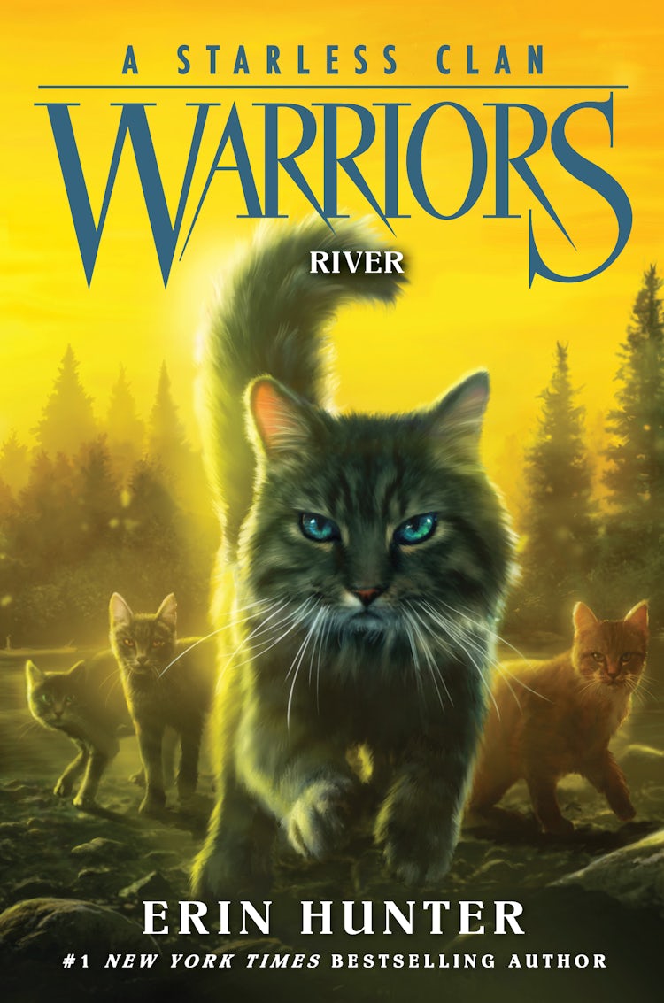 Cover image for Warriors: A Starless Clan #1: River, isbn: 9780063050082