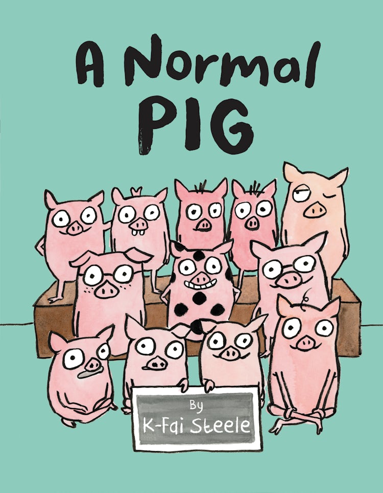 Cover image for A Normal Pig, isbn: 9780063055810