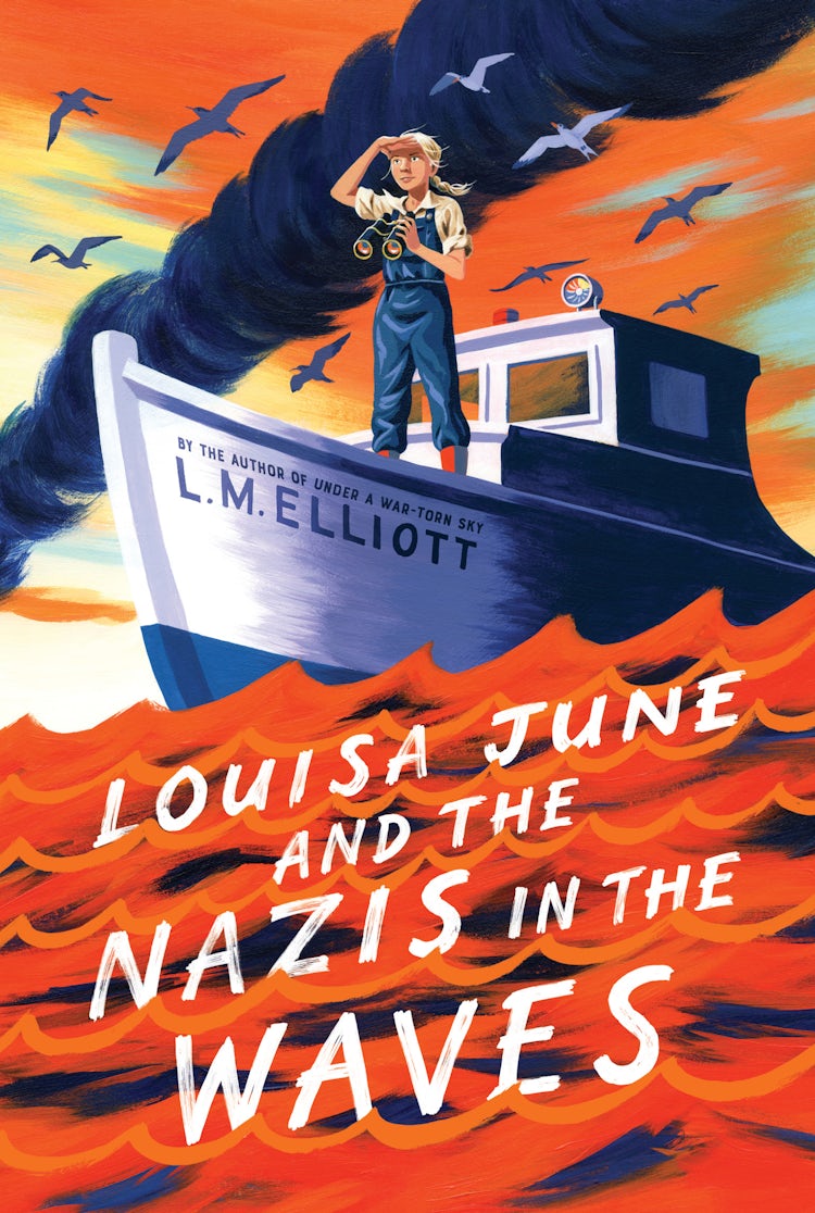 Cover image for Louisa June and the Nazis in the Waves, isbn: 9780063056572