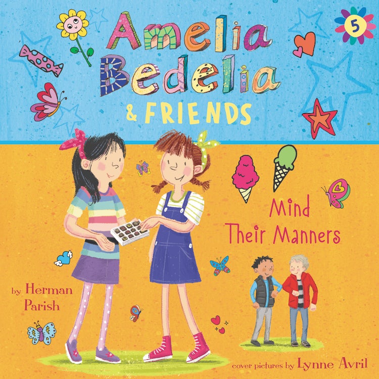 Cover image for Amelia Bedelia & Friends #5: Amelia Bedelia & Friends Mind Their Manners Unabrid, isbn: 9780063058682