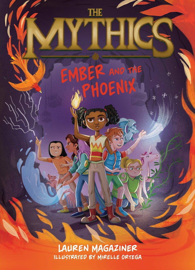 Cover image for Ember and the Phoenix: The Mythics #4, isbn: 9780063058866
