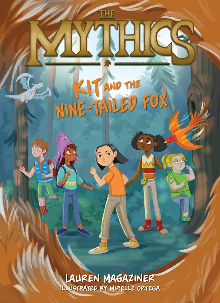 Cover image for The Mythics #3: Kit and the Nine-Tailed Fox, isbn: 9780063059009