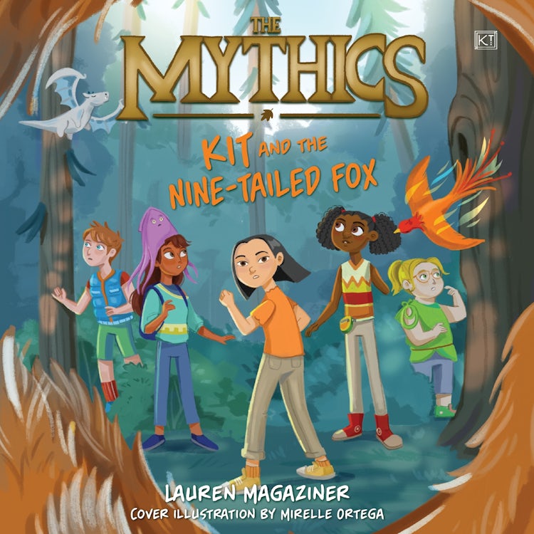 Cover image for The Mythics #3: Kit and the Nine-Tailed Fox, isbn: 9780063059016