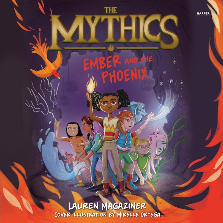 Cover image for The Mythics #4: Ember and the Phoenix, isbn: 9780063059054