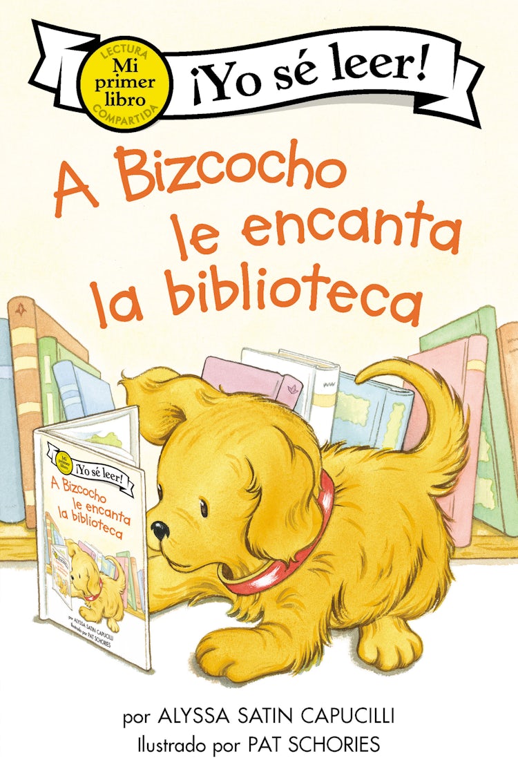Cover image for A Bizcocho le encanta la biblioteca, isbn: 9780063070974
