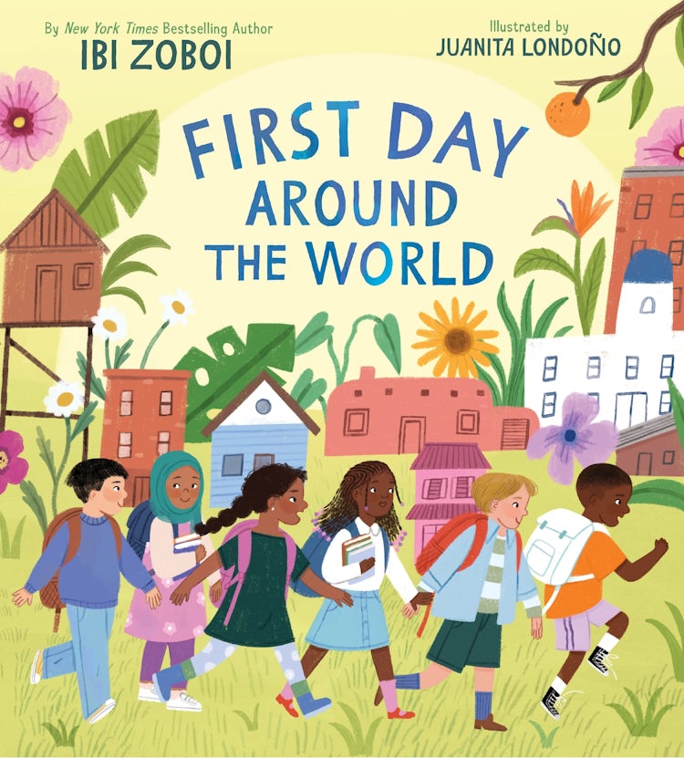 Cover image for First Day Around the World, isbn: 9780063078888