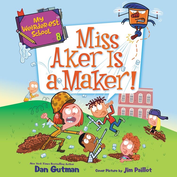 Cover image for My Weirder-est School #8: Miss Aker Is a Maker!, isbn: 9780063083370