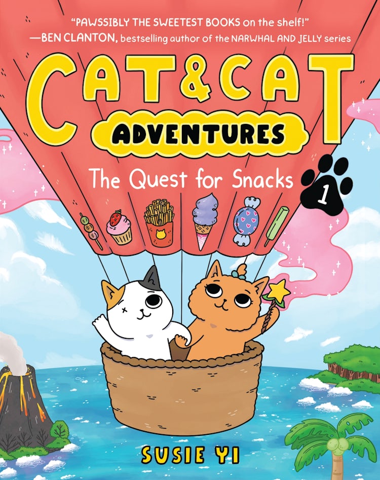 Cover image for Cat & Cat Adventures: The Quest for Snacks Graphic Novel, isbn: 9780063083806