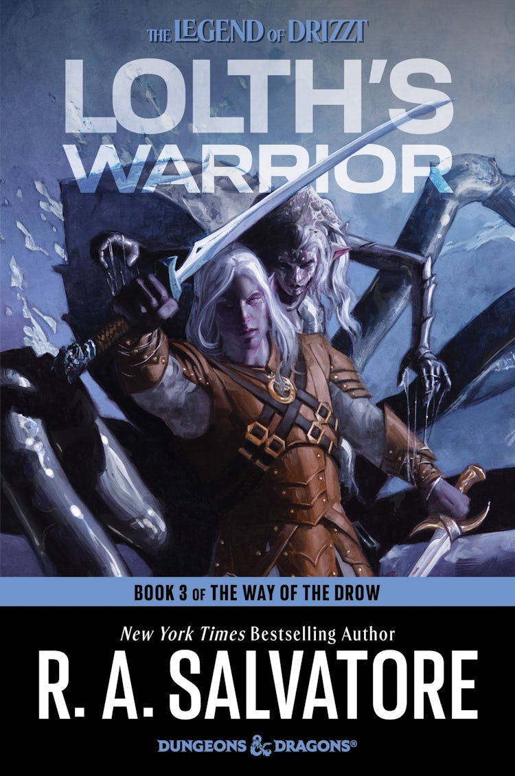 Cover image for Lolth's Warrior: A Novel, isbn: 9780063086012