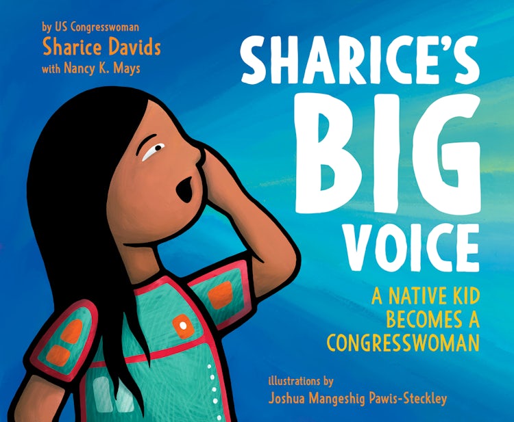 Cover image for Sharice’s Big Voice, isbn: 9780063089631