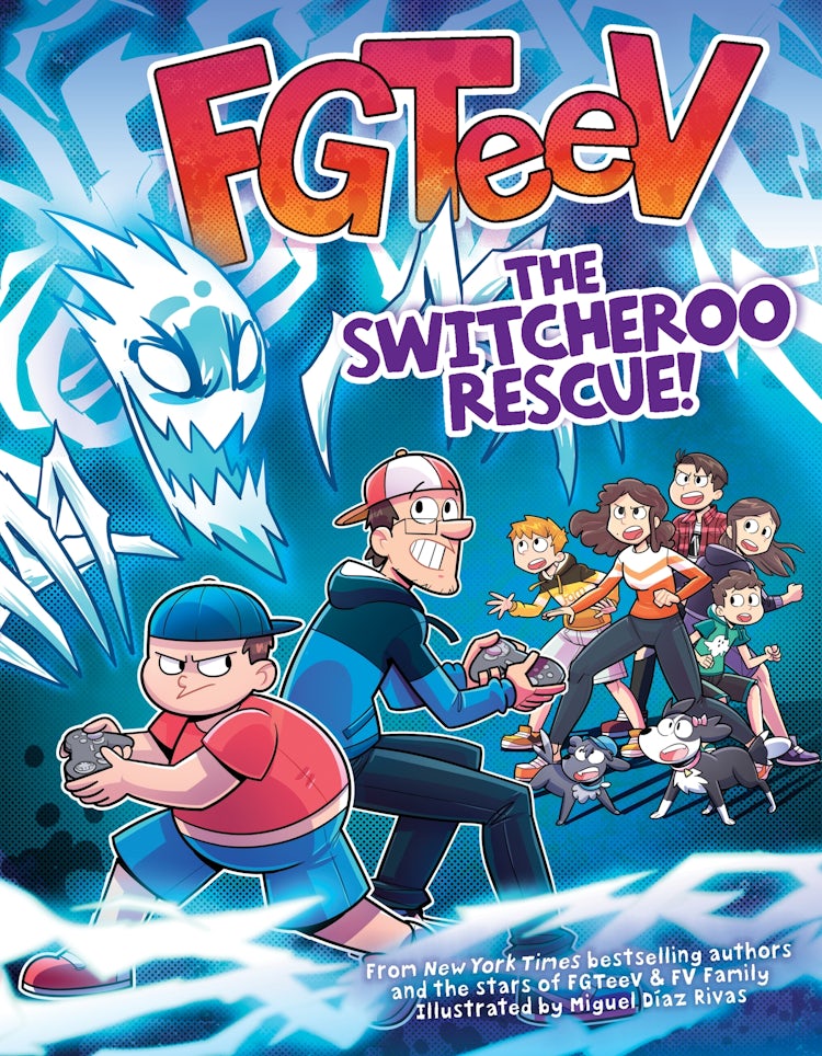 Cover image for FGTeeV: The Switcheroo Rescue!, isbn: 9780063093010