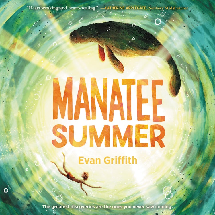 Cover image for Manatee Summer, isbn: 9780063094949