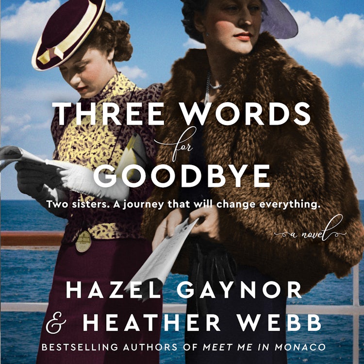 Cover image for Three Words for Goodbye, isbn: 9780063096677