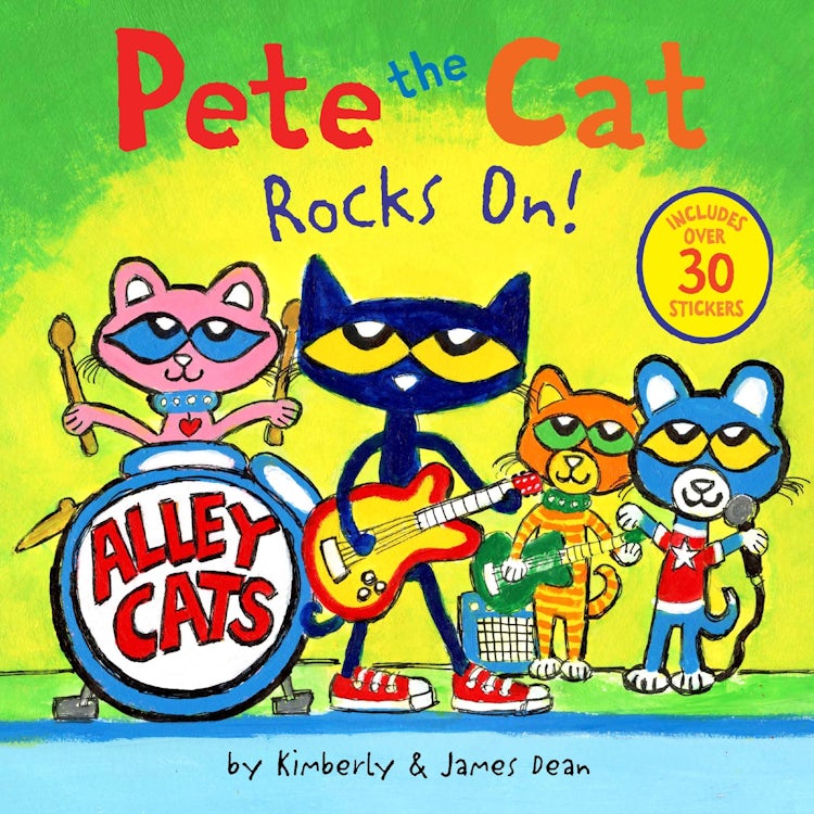Cover image for Pete the Cat Rocks On!, isbn: 9780063111493
