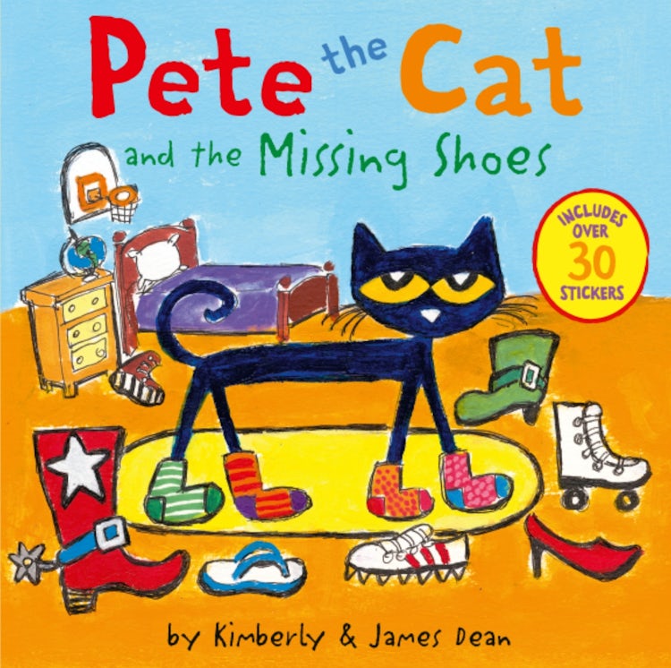 Cover image for Pete the Cat and the Missing Shoes, isbn: 9780063111509