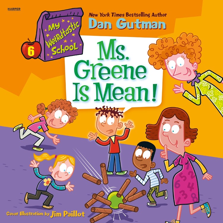 Cover image for My Weirdtastic School #6: Ms. Greene Is Mean!, isbn: 9780063207189
