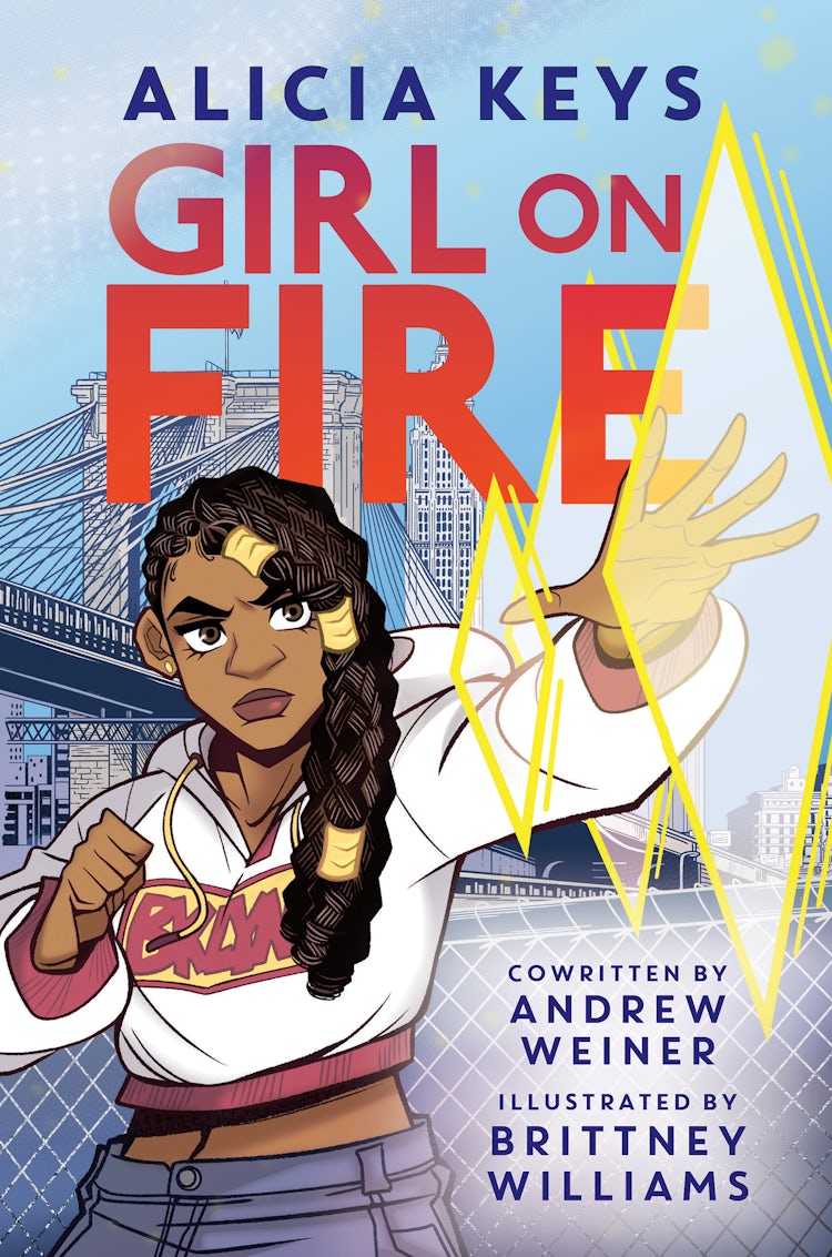 Cover image for Girl on Fire: The Stunning Graphic Novel from Superstar Alicia Keys, isbn: 9780063210752
