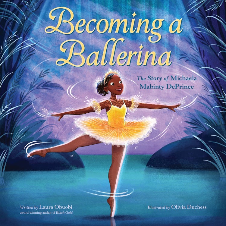 Cover image for Becoming A Ballerina: The Story Of Michaela Mabinty DePrince, isbn: 9780063222465