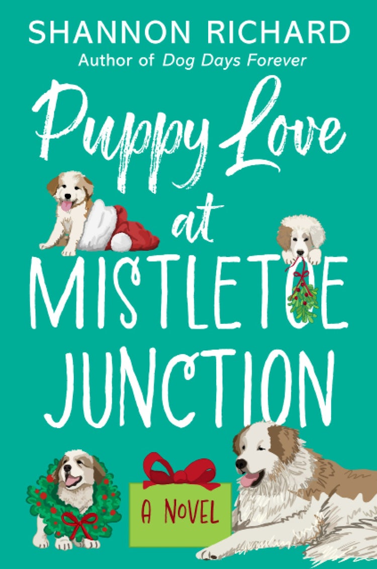 Cover image for Puppy Love at Mistletoe Junction, isbn: 9780063235663
