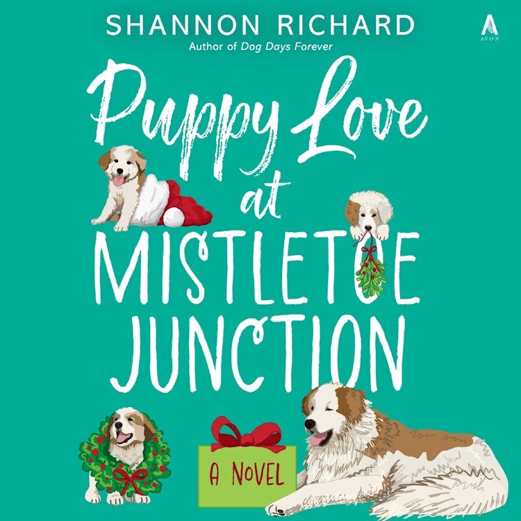 Cover image for Puppy Love at Mistletoe Junction, isbn: 9780063235670