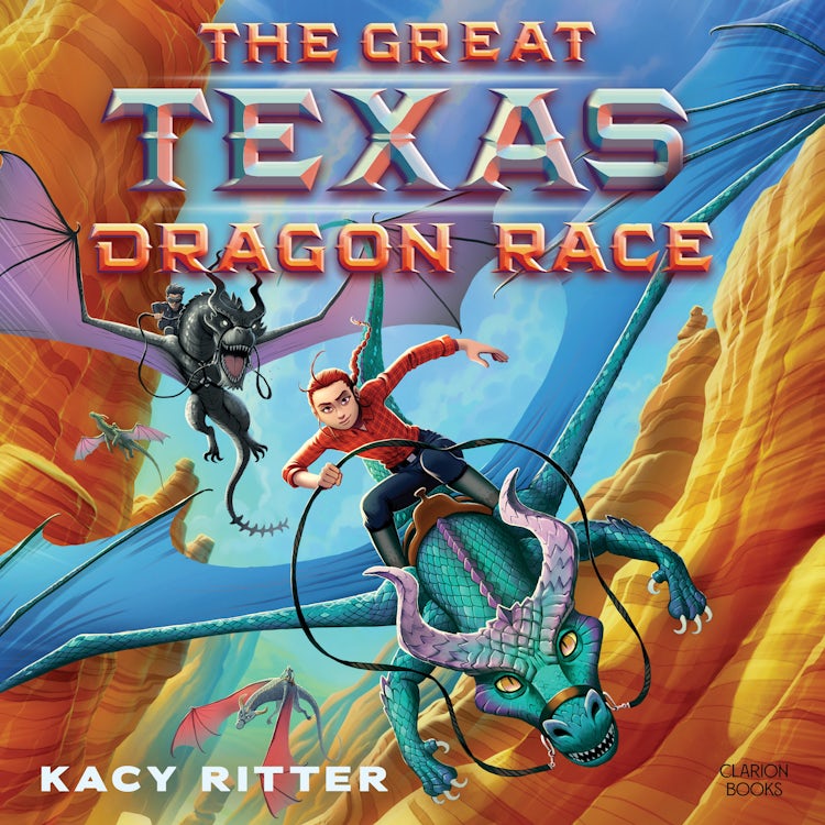 Cover image for The Great Texas Dragon Race, isbn: 9780063247949