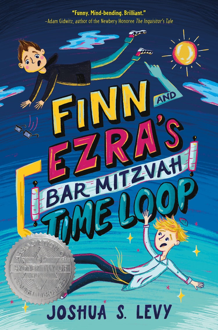 Cover image for Finn and Ezra's Bar Mitzvah Time Loop, isbn: 9780063248267
