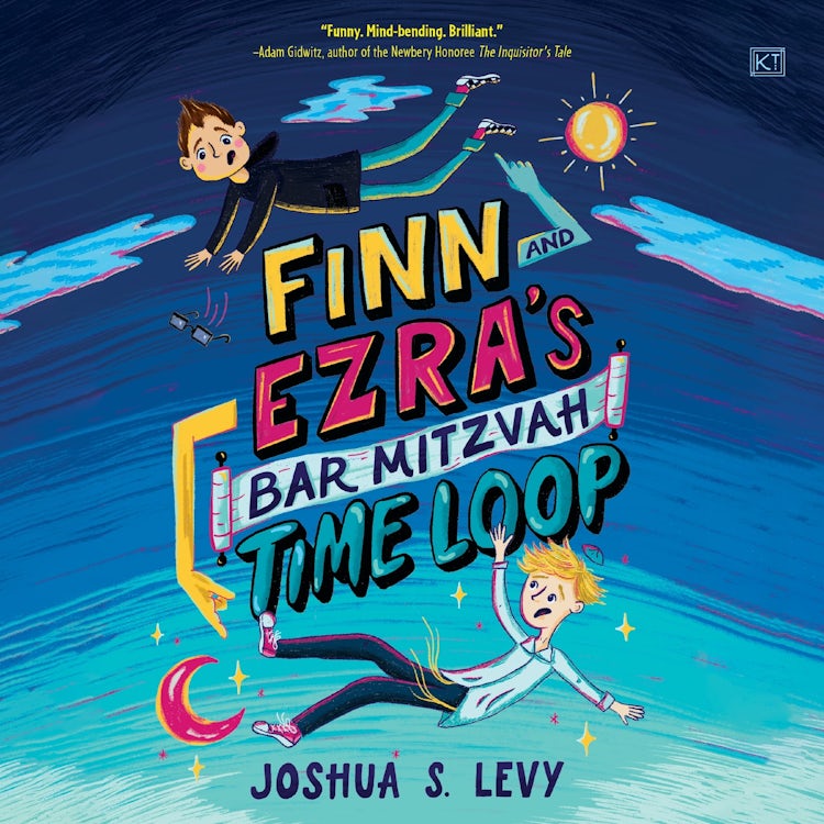 Cover image for Finn and Ezra's Bar Mitzvah Time Loop, isbn: 9780063248274
