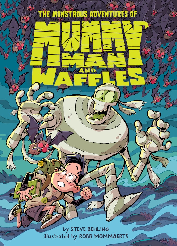 Cover image for The Monstrous Adventures of Mummy Man and Waffles, isbn: 9780063254848