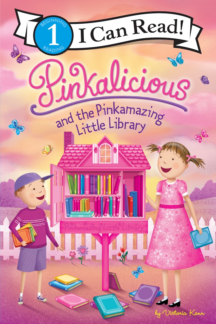 Cover image for Pinkalicious and the Pinkamazing Little Library, isbn: 9780063257313