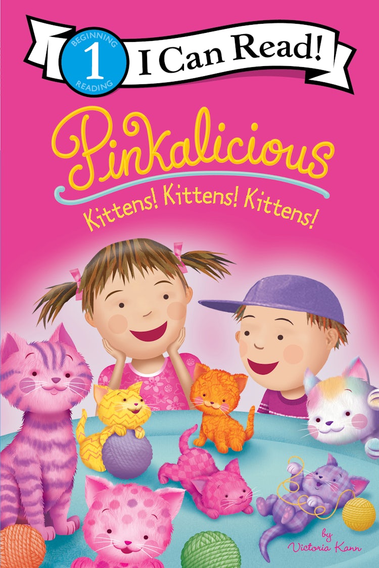Cover image for Pinkalicious: Kittens! Kittens! Kittens!, isbn: 9780063257344
