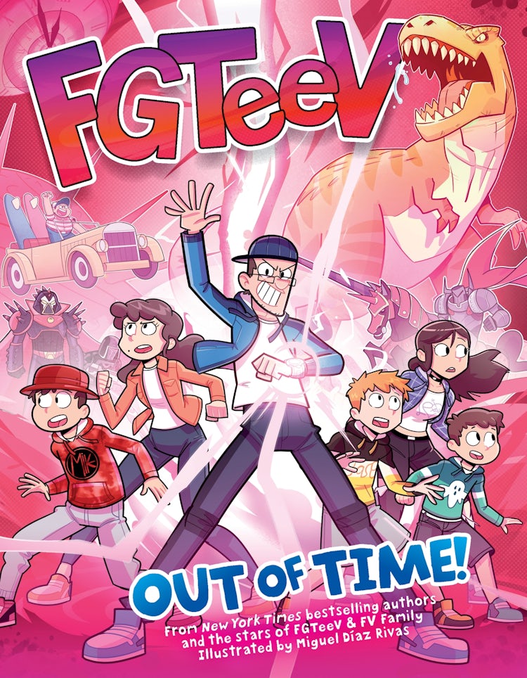 Cover image for FGTeeV Out of Time, isbn: 9780063260498