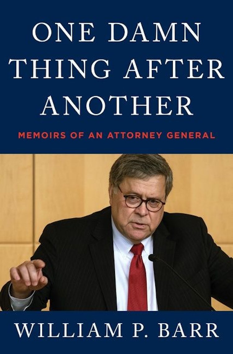 Cover image for One Damn Thing After Another: Memoirs of an Attorney General, isbn: 9780063275195