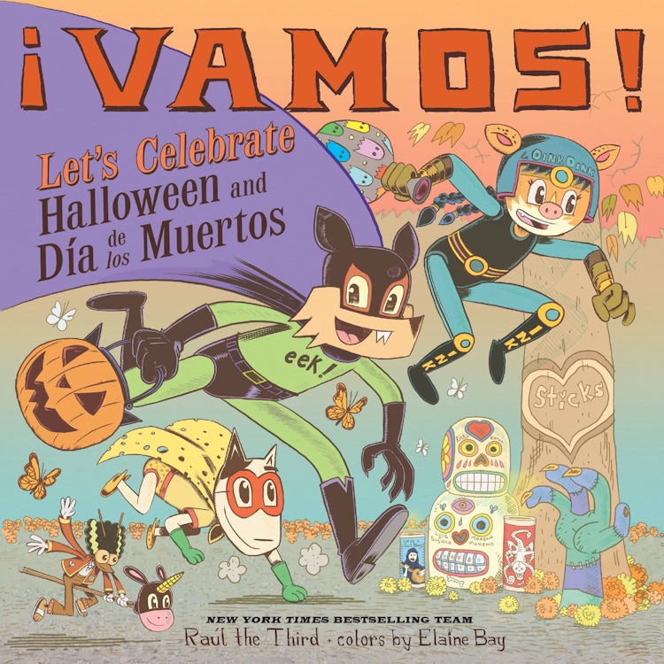 Cover image for ¡Vamos! Let's Celebrate Halloween and Dia de los Muertos: A Halloween and Day of the Dead Celebration, isbn: 9780063277137