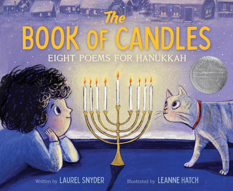 Cover image for The Book of Candles: Eight Poems for Hanukkah, isbn: 9780063278141