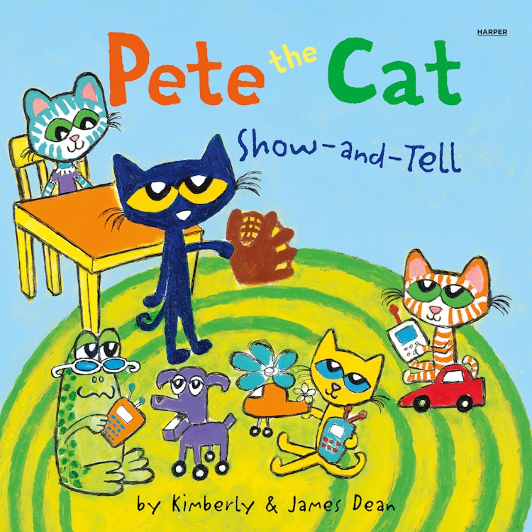 Cover image for Pete the Cat: Show-and-Tell, isbn: 9780063279216